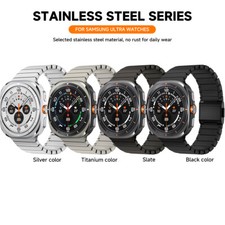 Stainless Steel Band Norman Buckle for Galaxy Watch Ultra 47mm Metal Wristband