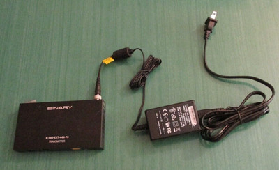 BINARY B-560-EXT-444-70 - TRANSMITTER w/ POWER SUPPLY - Used