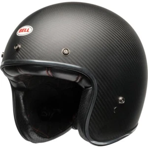 Bell Custom 500 Carbon Open-Face Motorcycle Helmet Matt Black
