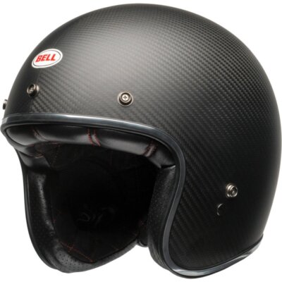Bell Custom 500 Carbon Jethelm Motorradhelm matt schwarz