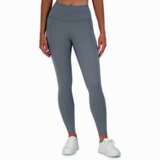 Reebok Training Womens Running Yoga Athletic Leggings High Rise Capri Gray XS