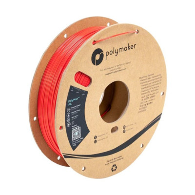 PolyMax PC 1,75mm | 750g, Polymaker 3D Drucker Filament, Tough PC, Farbe Rot