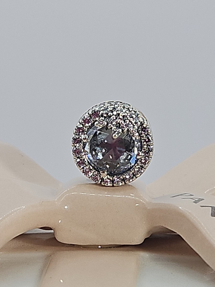 Cubic Zirconia Pandora Blue Dazzling Snowflake Charm Authentic