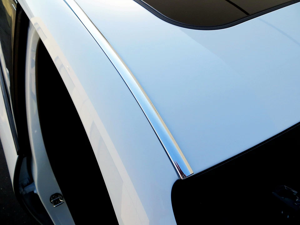 FOR VW 2013-2021 CHROME ROOF TOP TRIM MOLDING ACCENT KIT - Image 2 of 4