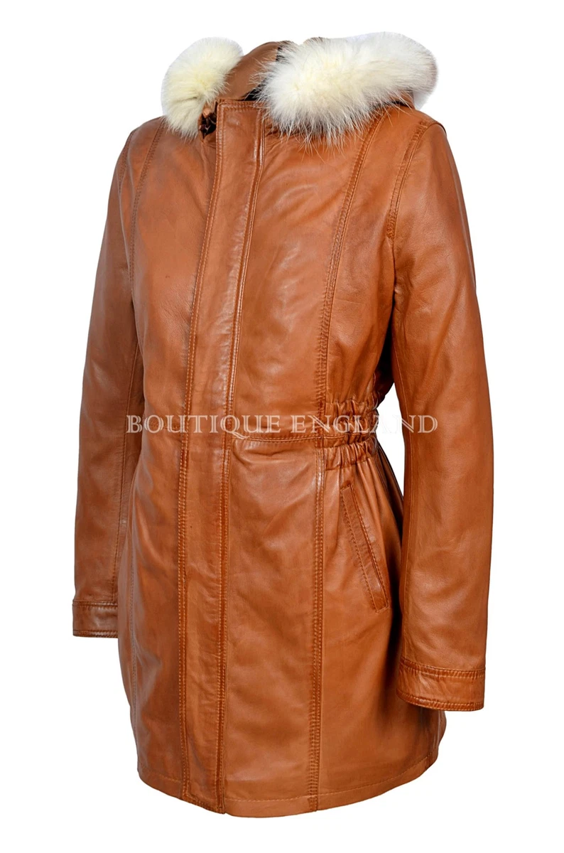 Boutique fur hood coats clearance