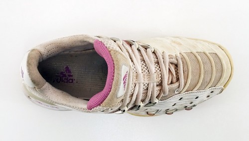 Tennisschuhe Adidas Barricade Sneaker Kunstleder Textil weiß Gr. 5 = 38 - Bild 7 von 9
