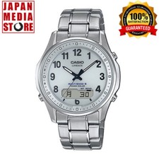 CASIO LINEAGE LCW-M100TSE-7AJF White Dial Solar Atomic Radio Titanium Men Watch