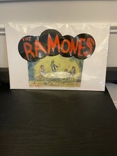 Signed Ramones 17 x 11 Artwork Rag Bone Studios Limited