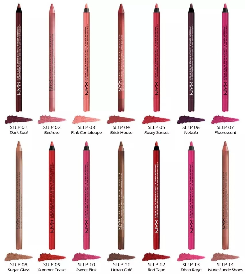 NYX Slide On Glide On Stay On & Definitely A Turn On Lip Pencil Various Shades - Image 2 of 3