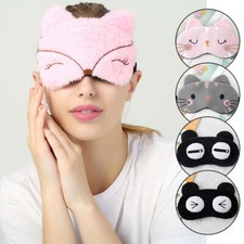 Eye Mask Travel Aid Blindfold Masks Soft Sleep Shade Mens Ladies Kids Children's