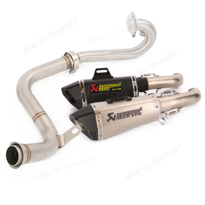 Exhaust System Modified Header Muffler Tips for Duke 390 250 125 RC390 2017-2020