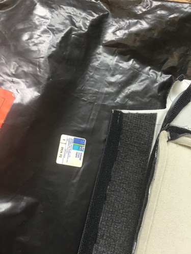 Genuine Peugeot 405 mk1 1988-1992 front seat upper BACKREST COVER 8934fq - Picture 5 of 5