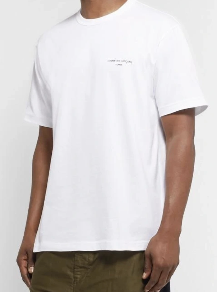 Comme des Garcons Shirt Chest Logo Big T-shirt White | eBay Comme des Garcons Shirt Chest Logo Big T-shirt White | eBay