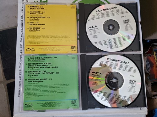 Instrumental Gold Disc 1 & 2 - Various 2 x CDs, Mint Cond Combined Shipping Ava - Picture 3 of 5