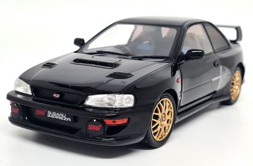 Solido 1/18 Subaru Impreza 22B Black 1998 (DOOR) Diecast model Car - Picture 10 of 13