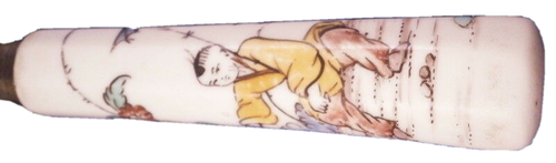 18. Jh. Chantilly Porzellan Floral Kakiemon Soft Paste Messer Porcelaine Couteau #1 - Bild 1 von 11