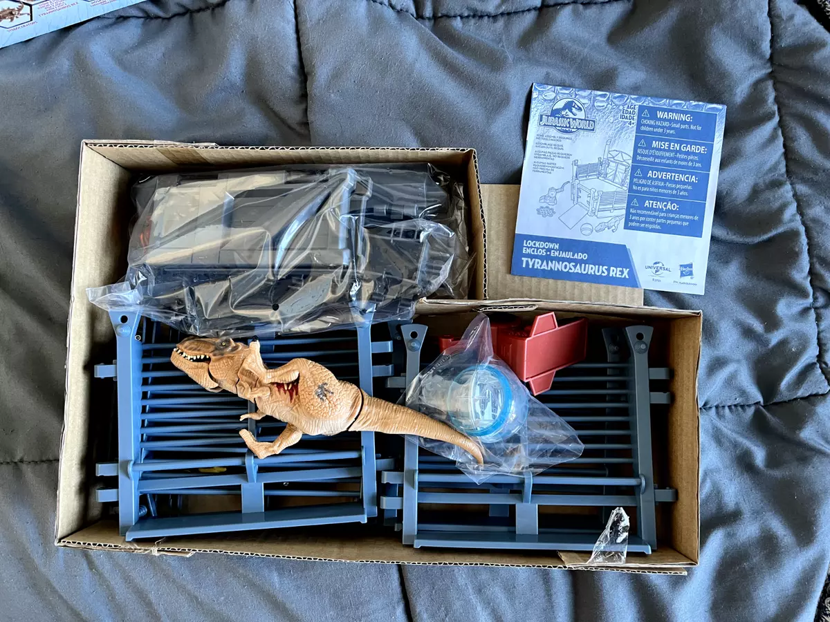 Jurassic world on sale lockdown playset