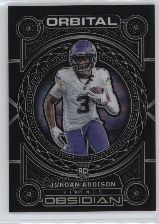 2023 Panini Obsidian Orbital 80/135 Jordan Addison #15 Rookie RC 1k0w