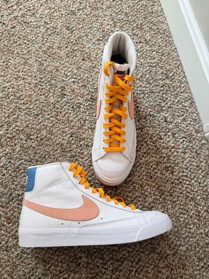 Size 9 - Nike Blazer '77 Vintage Mid White Blue Pink - ***CUSTOM NAME***