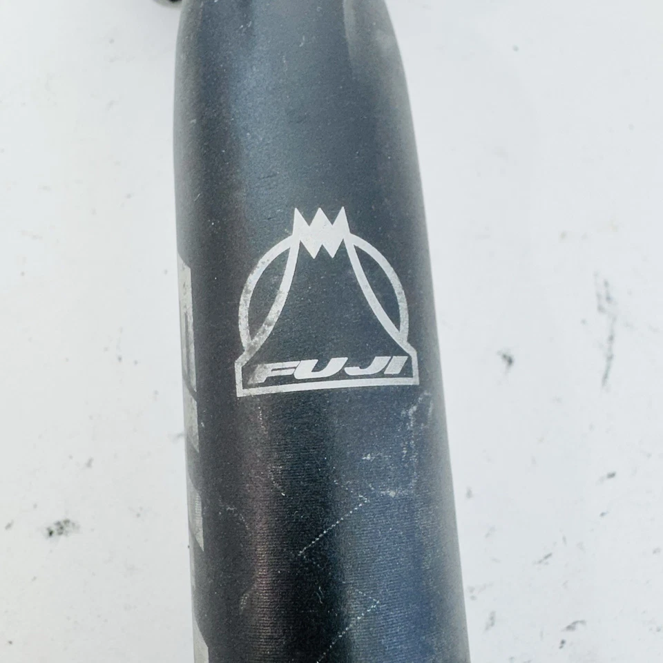 Tija de sillín vintage Fuji 27,2 componente de aleación 310 mm tija de sillín larga alta negra A21 Foto 2 de 4