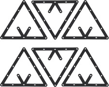 6Pcs Billiards Triangle Ball Rack, Ball Holder Positioning Billiard Table Pool C