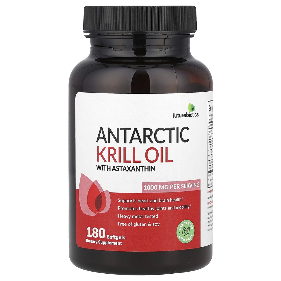 Antarctic Krill Oil with Astaxanthin, 180 Softgels