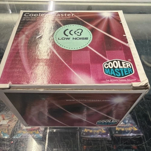 Vintage Cooler Master Heat Sink Fan D14-7H53D-08 for PC Low Noise, New