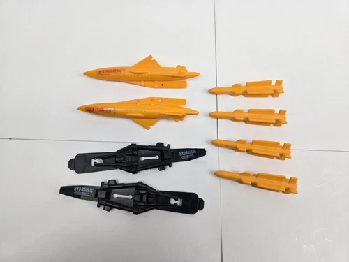 Vintage 1985 Hasbro G.I. Joe Snow Cat Parts Lot - Missile / Skis Set