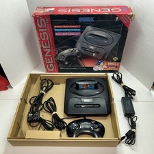 SEGA GENESIS MODEL 2 CONSOLE IN BOX - PLEASE READ