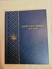 1916-1945 Mercury Dime Set 77 Dimes, Nearly Complete