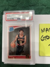 2018 Panini Donruss #198 Trae Young Hawks RC Rated Rookie PSA 10 GEM MINT