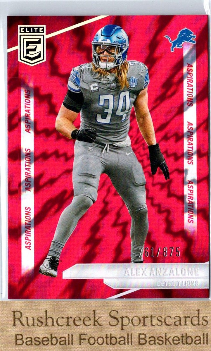 2024 Donruss Elite #53 Alex Anzalone /875 Aspirations Shimmer | eBay