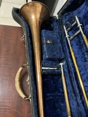 CONN 12H Coprion Bell Tenor Slide Trombone  1952. Extremely RARE!! - Picture 3 of 24