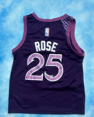 Nike NBA Timberwolves ROSE 25 ユニフォーム Derrick Rose Timberwolves Prince Purple City Edition Nike Jersey