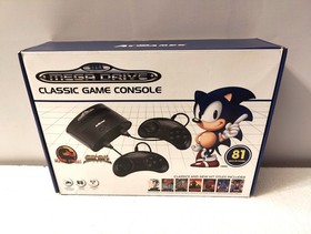 Atgames Sega Mega Drive Mini Classic Console Boxed 81 Games - Great Condition