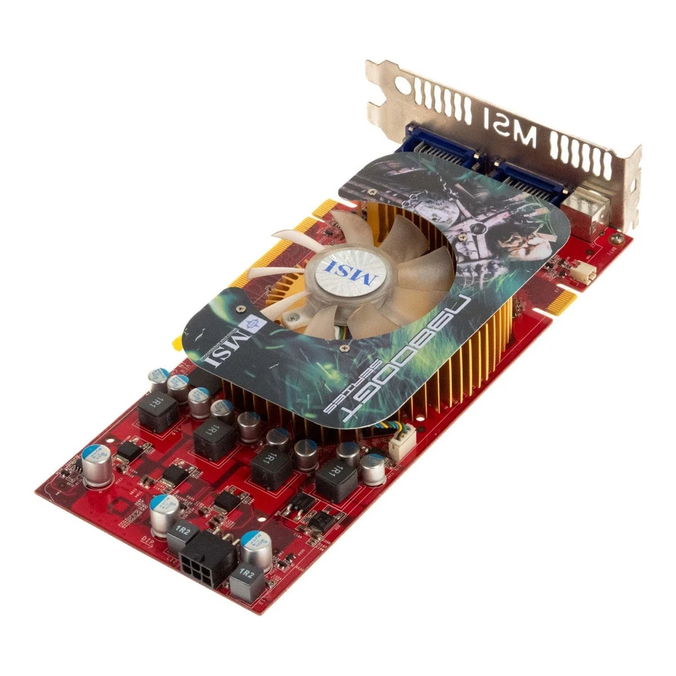 Graphic Card MSI Nvidia Geforce 9800 Gt 512MB N9800GT-T2D512-OC Pcie x16 - Image 2 of 3