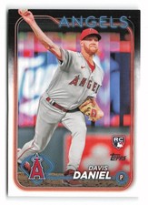 2024 Topps #592 Davis Daniel Rookie Los Angeles Angels RC