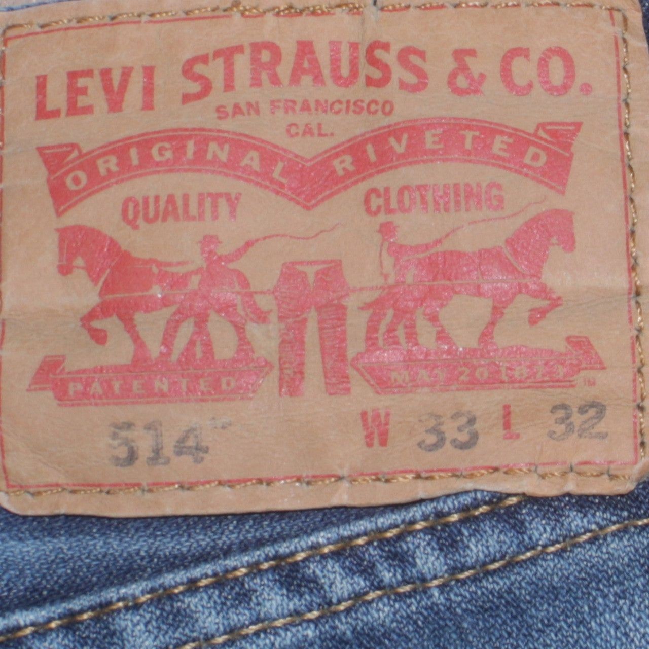 Levi Strauss &Co Blue Trousers Mens image 7