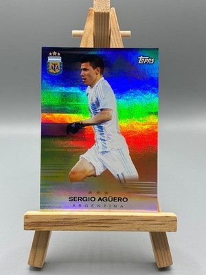 Sergio Aguero Motion Blur - Topps Argentina Focus 2025 - Case Hit