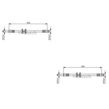 2x BOSCH Bremsschlauch vorne für Mercedes-Benz Viano W639 CDI 2.2 Vito/Mixto