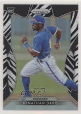 2019 Panini Prizm Tier II Zebra Prizm 41/99 Jonathan Davis #162 0w7