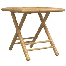 Handy Folding Bamboo Garden Table for Indoors and Outdoors vidaXL