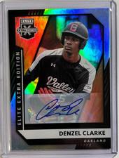 Denzel Clarke AUTO~RC Elite Extra Edition 2021 Panini Rookie Autograph Signature