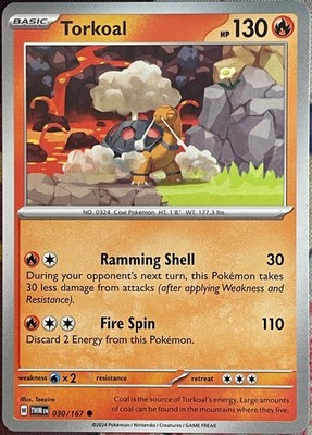 Torkoal - 030/167 - Twilight Masquerade Pokemon 2024