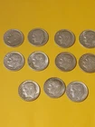 Lot of (11] silver ROOSEVELT Dimes