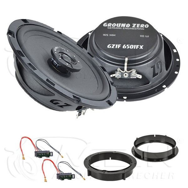 Ground Zero Lautsprecher FüR Skoda Fabia IV PJ Ab 2021 Front TüR Vorn 110W #BA8R-image