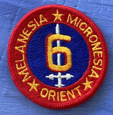 U.S. MARINE CORPS SHOULDER PATCH: SIXTH MARINE DIVISION - FULL COLOR