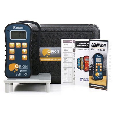 Wagner Meters ORION 950 Smart Moisture Meter w/EMC,Temp/RH, Calibrator
