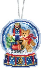 Mill Hill Charmed Ornaments Beaded Cross Stitch Kit  Toy Shop Globe 