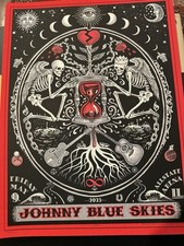 Johnny Blue Skies EMEK Gig Poster - Chicago Allstate Area - May 9, 2025 318/320